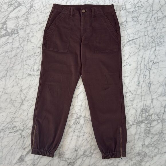 Cabi | The Compass Pant brown Zipper Ankle Sz 6 - Picture 2 of 7